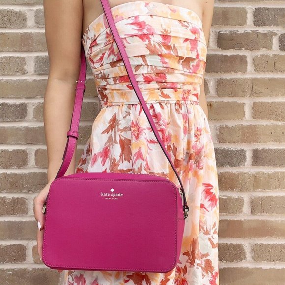kate spade Handbags - Kate Spade Top Zip Crossbody Pink